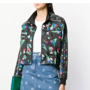 Adidas Cropped Floral Jacket